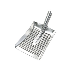 Stainless Steel Thickened Square Hole Silver Corn Peanut Agricultural &amp; Household Use Chongqing <strong>Sieve</strong> <strong>Shovel</strong> - Product Image 4