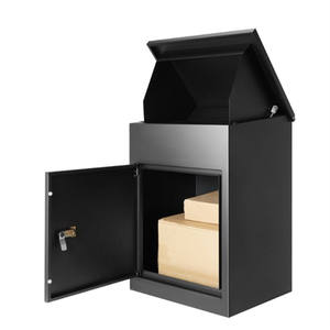 <span class=keywords><strong>Boîte</strong></span> <span class=keywords><strong>aux</strong></span> <span class=keywords><strong>lettres</strong></span> étanche emballage en acier cadre de porte d'entrée verrouillable en métal pour le stockage de sécurité de jardin - Product Image 1