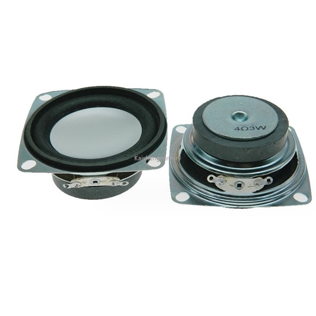Square 2 inch  4 Ohm 3W full frequency speaker  pot bottom bubble edge small speaker 52mm 53mm illuminated speaker Thick 23MM