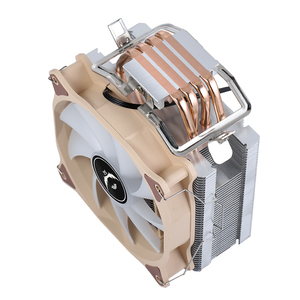 QiuzAim 4 tubos de calor 2011 Pin <span class=keywords><strong>CPU</strong></span> disipador de calor 12cm ventilador X99 computadora de escritorio luminosa X79 placa base 4pin/PWM - Product Image 3
