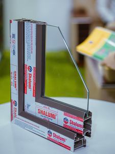 โปรไฟล์อะลูมิเนียมสีน้ำตาลเข้มคุณภาพสูง Shalumi 6000 ซีรีส์ สำหรับงานเชื่อมตัด ใช้กับระบบประตูหน้าต่างสถาปัตยกรรมสมัยใหม่ - Product Image 5