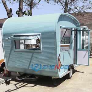 Food Truck per Catering Completamente Attrezzato, Rimorchi per Tacos, Cucina Mobile, Carretto per Pizza e Caffè, Camion per Gelati e BBQ, Rimorchio Economico per Cibo Mobile - Product Image 6