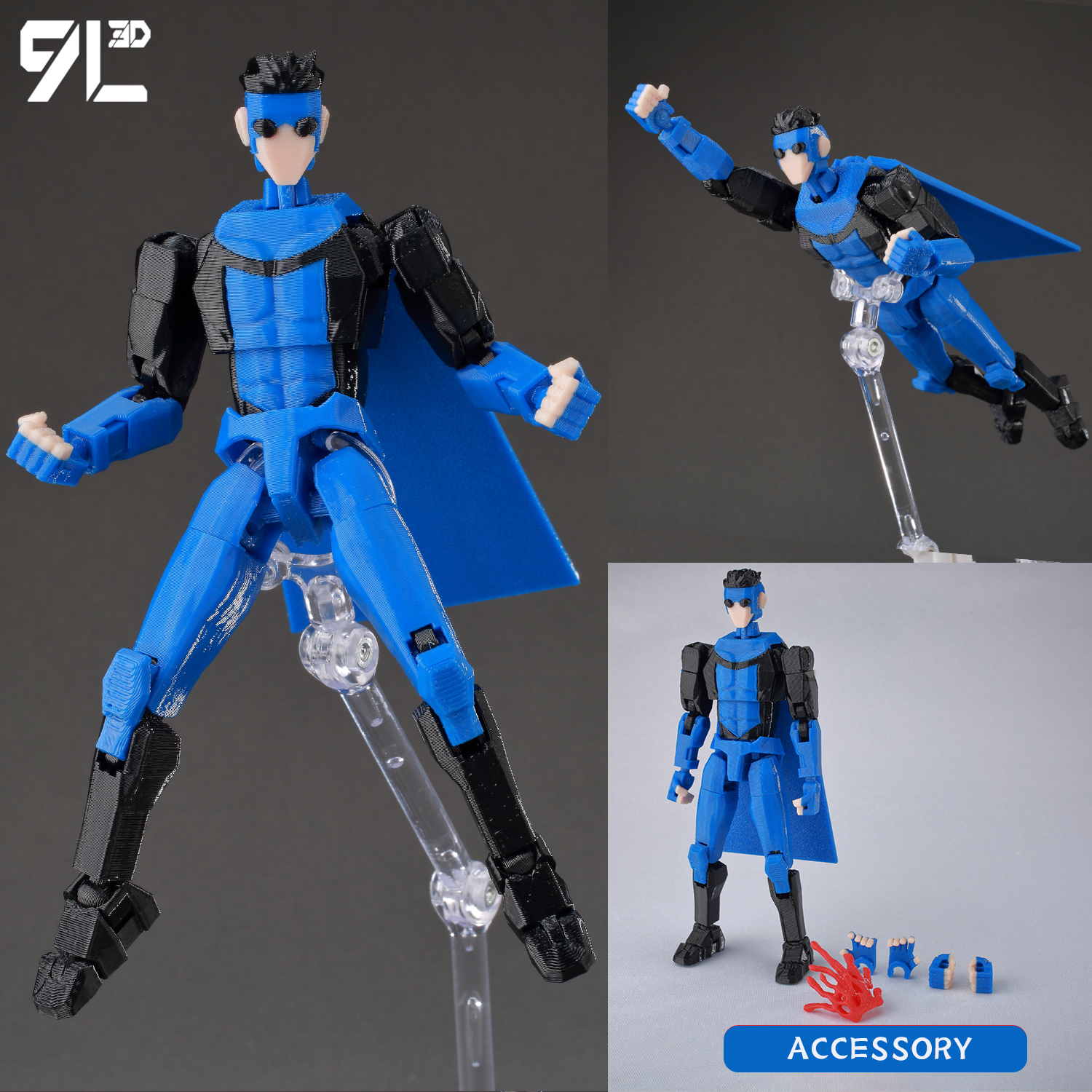 Mark black blue-15