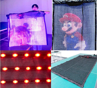 Affichage de tapis magique volant LED ciel nocturne pour la publicité créative Drone levage écran de tapis volant LED
