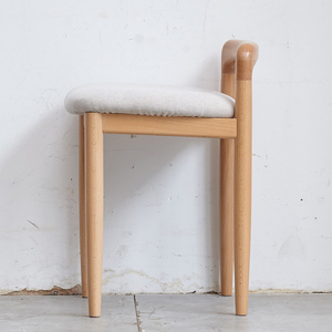 Taburete de Bar Moderno de Madera de Haya Maciza, Banco para Dormitorio o Cocina - Product Image 3