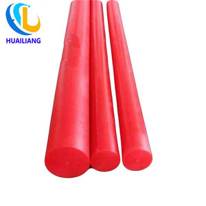 Batang Plastik Polipropilena pp MC Nylon Bulat Merah Ekstrusi Padat Berwarna-warni Tahan Aus dan Berpelumas Sendiri - Product Image 4