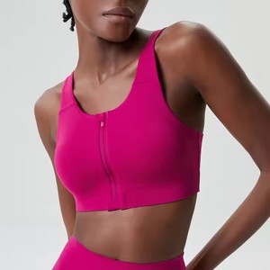 Reggiseno imbottito senza cuciture con cerniera anteriore senza cuciture con cerniera <span class=keywords><strong>sportiva</strong></span> da donna - Product Image 6