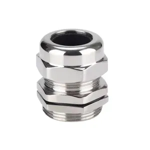 PG/M/NPT Explosion Proof Waterproof IP68 Flexible Fitting Thread Seal Nickel-Plated Brass Stainless Steel Metal Cable Gland