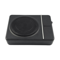 Subwoofer de voiture 8/10 pouces, actif, double caisson en bois, 12V, basses puissantes, mise à niveau pour camion, vente en gros directe usine