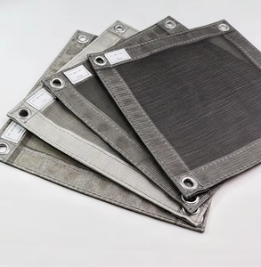 PVC-Coated Warp Knitted Industrial Waterproof <strong>Scaffold</strong> Safety <strong>Net</strong> Fire Retardant Mesh Fabric For Construction Sites - Product Image 1