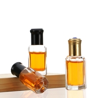 3-12Ml Petite Bouteille à Boule Octogonale Bouteille à Boule d'Huile Essentielle de Massage Bâton de Parfum Échantillon Bouteille Vide