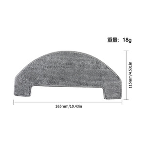 Paño de limpieza para Robot aspirador Proscenic, 265mm x 115mm, para Q8 MAX E10 E20 Plus MS1 MAX, accesorio de limpieza del hogar - Product Image 1