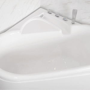 Baignoire d'angle compacte en acrylique <span class=keywords><strong>avec</strong></span> jets <span class=keywords><strong>de</strong></span> massage et d'hydrothérapie, combinaison <span class=keywords><strong>douche</strong></span> et baignoire pour adultes – Offre spéciale - Product Image 2