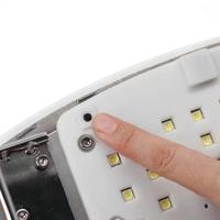 Coussin ergonomique 2-en-1 pour manucure avec lampe à ongles portable, lumière UV LED intégrée sans douleur pour le durcissement, utilisation à domicile et en salon