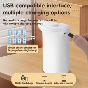 <span class=keywords><strong>Pompe</strong></span> automatique électrique blanche au design moderne <span class=keywords><strong>Pompe</strong></span> à <span class=keywords><strong>eau</strong></span> rechargeable portable avec charge USB <span class=keywords><strong>Pompe</strong></span> à <span class=keywords><strong>eau</strong></span> électrique - Product Image 3