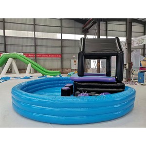 Hồ bơi bơm hơi bar bên sân sau PVC Hồ bơi bơm hơi với các quán bar bơm hơi cho các bên hồ bơi - Product Image 5