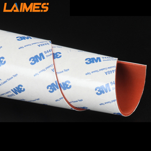 Tùy chỉnh màu sắc <span class=keywords><strong>1</strong></span> 2 3 5 <span class=keywords><strong>8</strong></span> 10mm 3m trở lại cao su màu đỏ cao su Silicone chịu nhiệt độ cao bọt tấm - Product Image 2