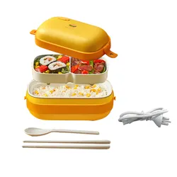Factory Direct Sale Of Portable Ceramic Inner Tank Electric Heating Lunch Box Can Steam Rice