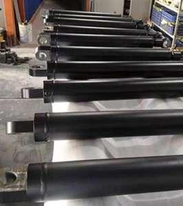 Cylindre de bras d'excavatrice de cylindre de tige de seau d'acier allié de chrome-molybdène adapté aux pelles hydrauliques moyennes et grandes - Product Image 4