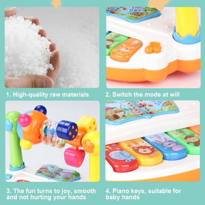 Piano Musical Giratorio para Niños, Teclado de Sonido Suave, Juguete Musical Educativo para Bebés, Agente Profesional 1688 - Product Image 5