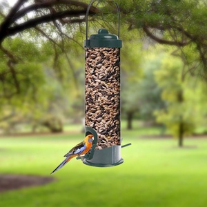 Alimentadores de comida y bebidas para pájaros, accesorios de jardín transparentes y automáticos, alimentador colgante de semillas para aves, nuevo estilo, 2023 - Product Image 6