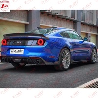Diffuseur arrière en fibre de carbone Z-ART 2018+ pour Mustang, lèvre arrière en fibre de carbone pour Mustang, kit carrosserie, accessoires de voiture