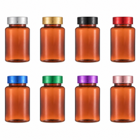 Bouteille en plastique PET de qualité alimentaire de 120 ml, conteneur pour comprimés, conception OEM personnalisée pour l'emballage de compléments nutritionnels
