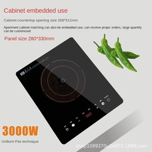 High Performance Waterproof <b>Thermal</b> Paste Induction <b>Cooker</b> Aluminum Material Stainless Steel Housing Temperature Sensor Stove - Product Image 3