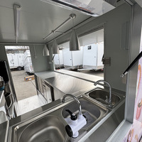 Remorque de restauration rapide multifonctionnelle certifiée CE en tôle galvanisée pour la vente de hot-dogs et de bonbons