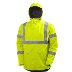 Impermeable de Alta Calidad para Hombre, 100% Impermeable y Resistente al Viento, de PVC y Poliéster, Color Verde Fluorescente, 0.19mm de Grosor - Product Image 1
