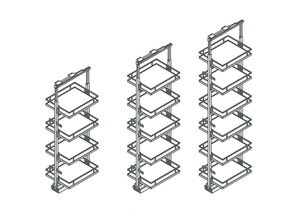 Custom Chrome Grey Pull-Out <b>Kitchen</b> Cabinet Wire <b>Storage</b> Organizers Modern Design for Pantry <b>Unit</b> Installation in Cabinets 02.2A - Product Image 6