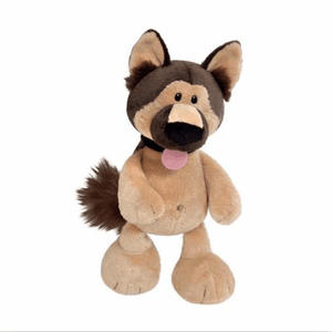 Schnauzer Figuur Duitse Herder Politiehond Schattige Pluche Speelgoed Meester Hond Pop Kinderen Cadeau Groothandel - Product Image 5