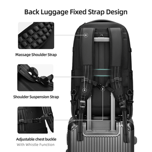 Mochila con ruedas multifunción impermeable de alta calidad, puerto de carga Usb para exteriores, mochila antirrobo con bolsa de compresión al vacío - Product Image 6