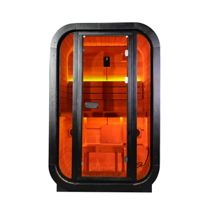 Sauna Cuadrada de Infrarrojos Lejanos de Construcción Robusta para Relajación y Bienestar, Sauna Pequeña Hipoalergénica para 1-2 Personas para Bienestar Holístico - Product Image 4