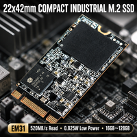 SSD industriel M.2 2242 SATA III MLC NAND 16 Go 32 Go 64 Go 128 Go, large plage de température (-40°C à +85°C), disque SSD compact pour IPC en gros