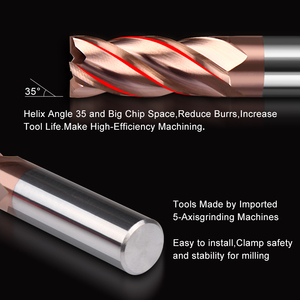 Songqi HRC 45-60 CNC phay Cutter Tungsten rắn Carbide mặt phẳng vuông <span class=keywords><strong>End</strong></span> <span class=keywords><strong>Mills</strong></span> - Product Image 4