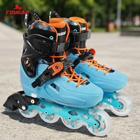 Patins à roulettes ajustables pour enfants MZS319, patins à roulettes pour enfants avec roues lumineuses, chaussures de patinage d'extérieur, entraînement pour débutants, OEM ODM