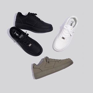 <span class=keywords><strong>Scarpe</strong></span> Casual da <span class=keywords><strong>Uomo</strong></span> Bianche con Lacci, Sintetiche, Traspiranti, Leggere, con Suola Spessa, Versatili, di Tendenza per Studenti - Product Image 3