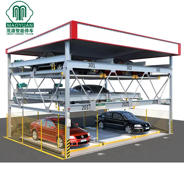 Hochqualifizierte professionelle Lieferung hochwertiger 4-Säulen-Aufzug Autoaufzug Auto-Parksystem