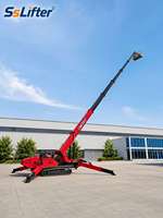 Grue araignée portable avec commande à distance pour l'entretien des bâtiments et les travaux en espaces restreints