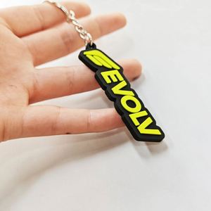 พวงกุญแจอนิเมะ PVC แบบกำหนดเองยอดนิยม พิมพ์ลาย UV ของขวัญขายส่ง วัสดุยาง - Product Image 5