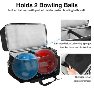 <b>Bowling</b> Tote Bag 30-40L 600D Material Portable Shoe Storage Travel Bag - Product Image 4