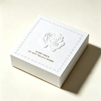 Boîtes d'expédition de luxe personnalisées pour cosmétiques avec logo, gaufrage, bronzage et paillettes pour emballage de boucles d'oreilles, colliers et bracelets