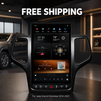 Pour Jeep Grand Cherokee 2014-2021, écran de lecteur DVD radio 12,95 pouces, Snapdragon665, vente en gros, autoradio Android HD 4G
