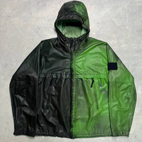 Vestes pour hommes personnalisées de haute qualité, imperméables, douces, coupe-vent, avec changement de couleur thermochromique réactif à la chaleur