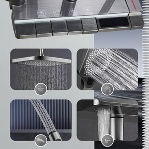 SANIVITAL Luxury Wall Mount Thermostatic 304 Vintage Hot and Cold Water Mixer Valve <strong>Bath</strong> Bathroom Shower <strong>Faucet</strong> - Product Image 2