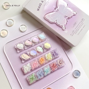 YOLLY Langlebige LED-Lampen quelle 18 Farben No-Wash Pearl <span class=keywords><strong>Micro</strong></span>-Carving Nagellack Gel Fairy-like Texture Salon Bottle - Product Image 2