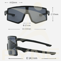 Lunettes de soleil de sport personnalisées avec logo pour hommes et femmes, protection UV400, lunettes de randonnée en plein air, lunettes de soleil anti-vent