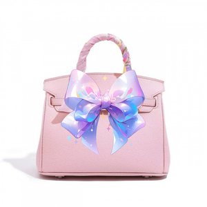 <span class=keywords><strong>Sac</strong></span> à main de luxe en <span class=keywords><strong>cuir</strong></span> microfibre grain litchi taille 25, avec double poignée, <span class=keywords><strong>sac</strong></span> bandoulière, <span class=keywords><strong>sac</strong></span> fourre-tout avec serrure et foulard - Product Image 6