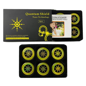 <span class=keywords><strong>Patch</strong></span> Anti Radiasi Bunga Matahari untuk Ponsel Komputer Pelindung EMR Kain Renda Stiker Pelindung Ponsel Emas Perak - Product Image 3